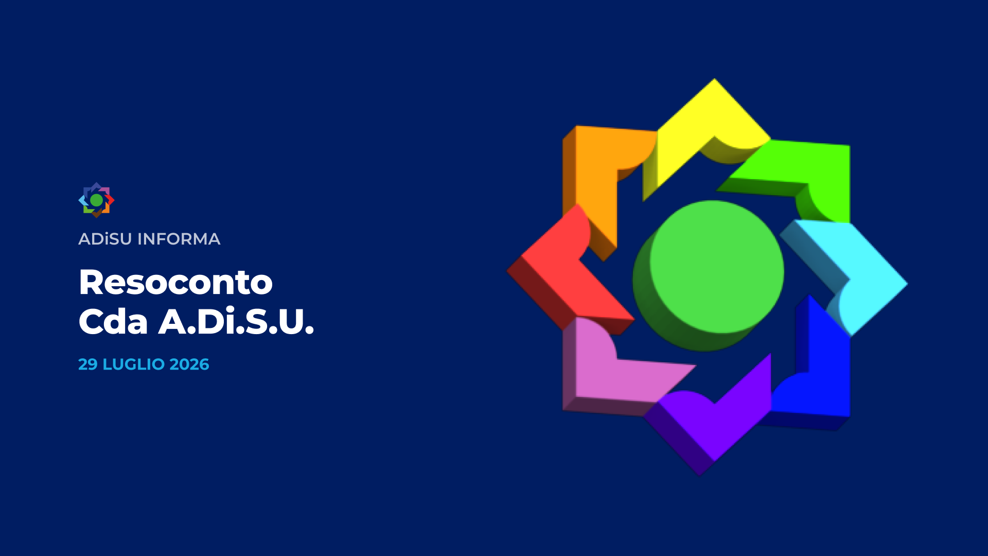 Resoconto CdA A.Di.S.U. - 29 Luglio 2026