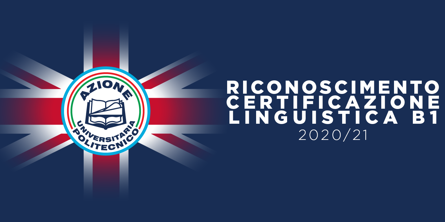 RICONOSCIMENTO CERTIFICAZIONE B1 2020/21