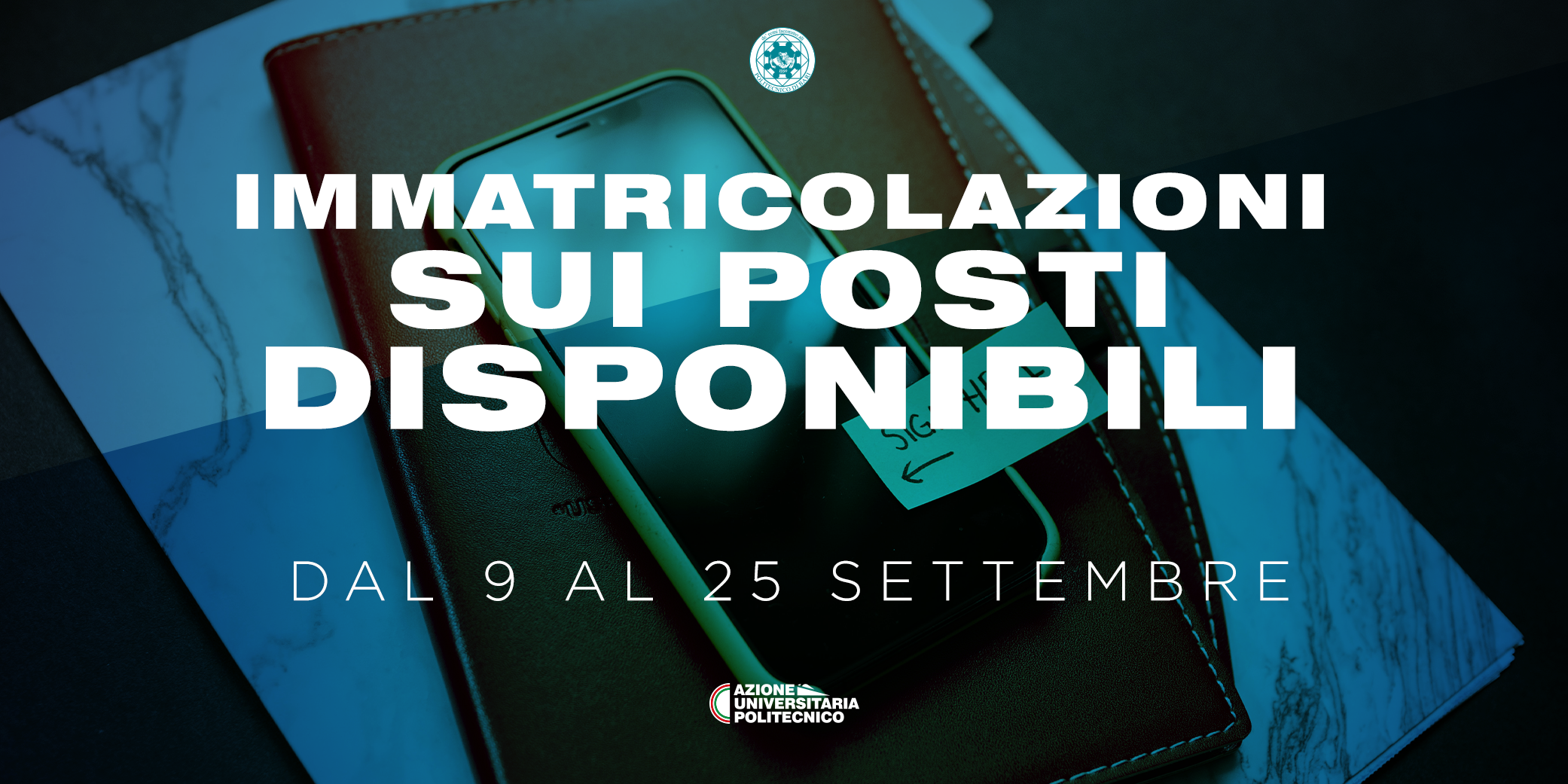 IMMATRICOLAZIONI SUI POSTI DISPONIBILI 2020/21