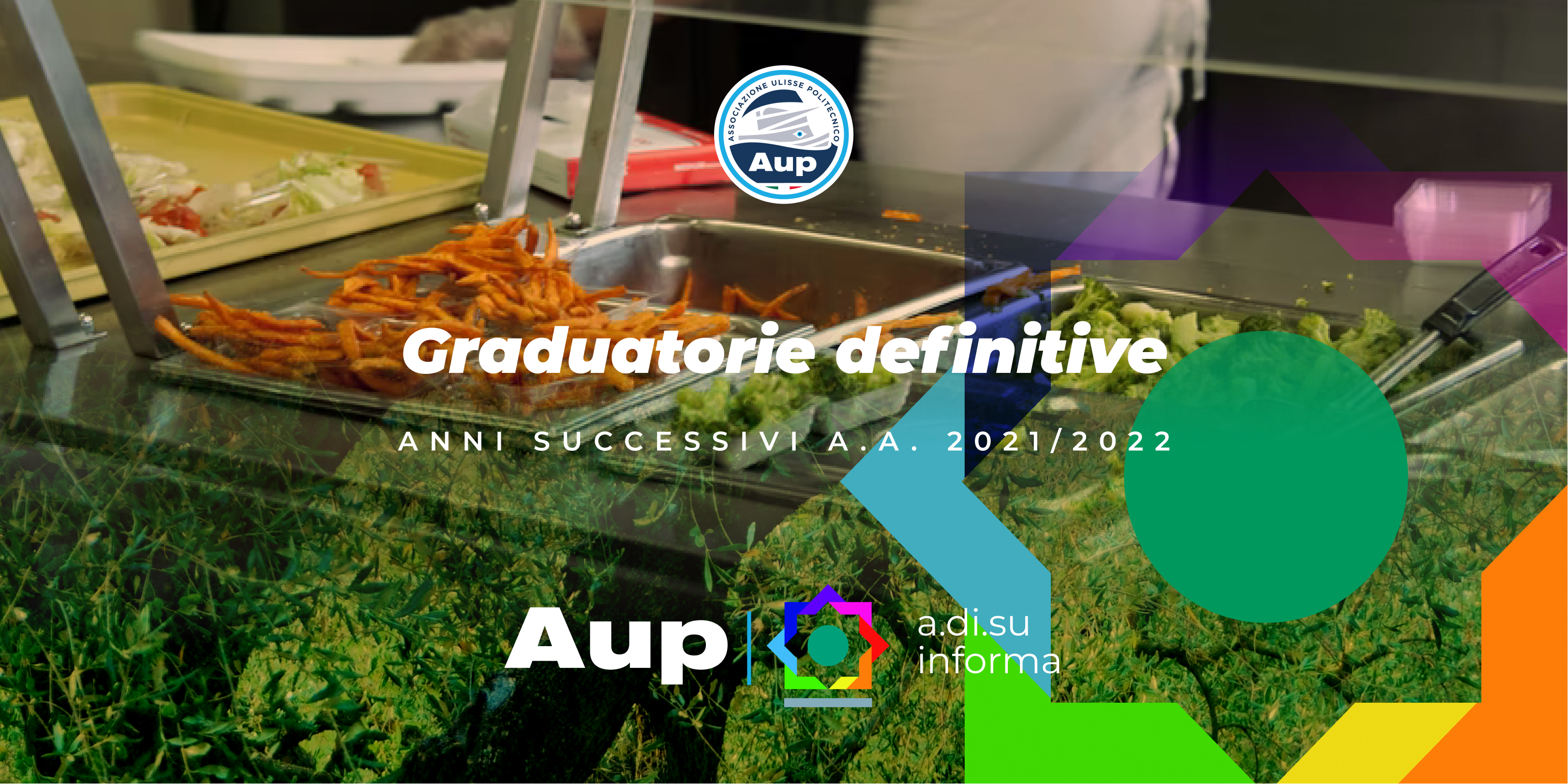 Graduatorie A.Di.S.U. definitive anni successivi al primo - A.A. 2021/2022