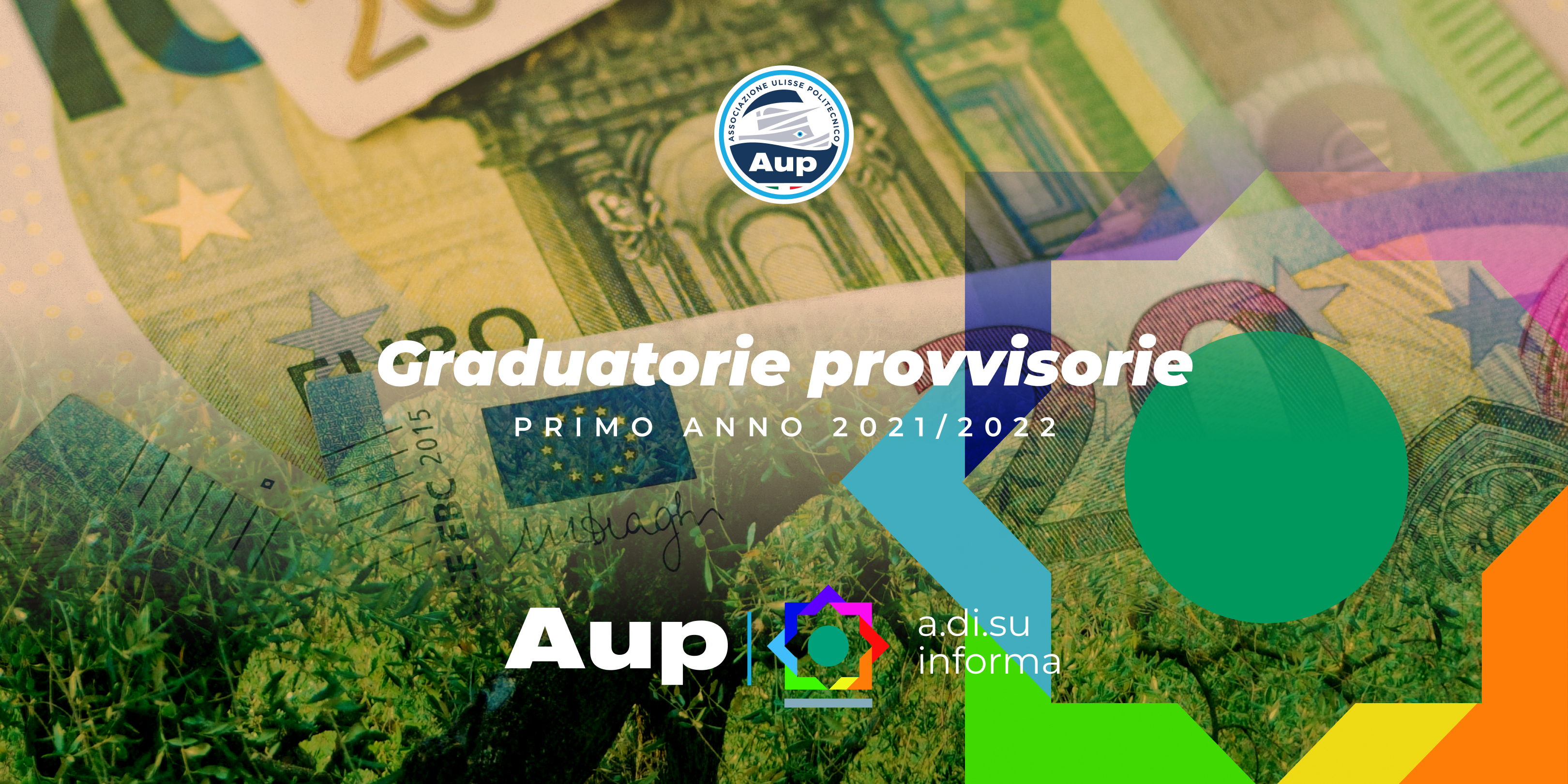 Graduatorie provvisorie A.Di.S.U. - Primo anno 2021/2022