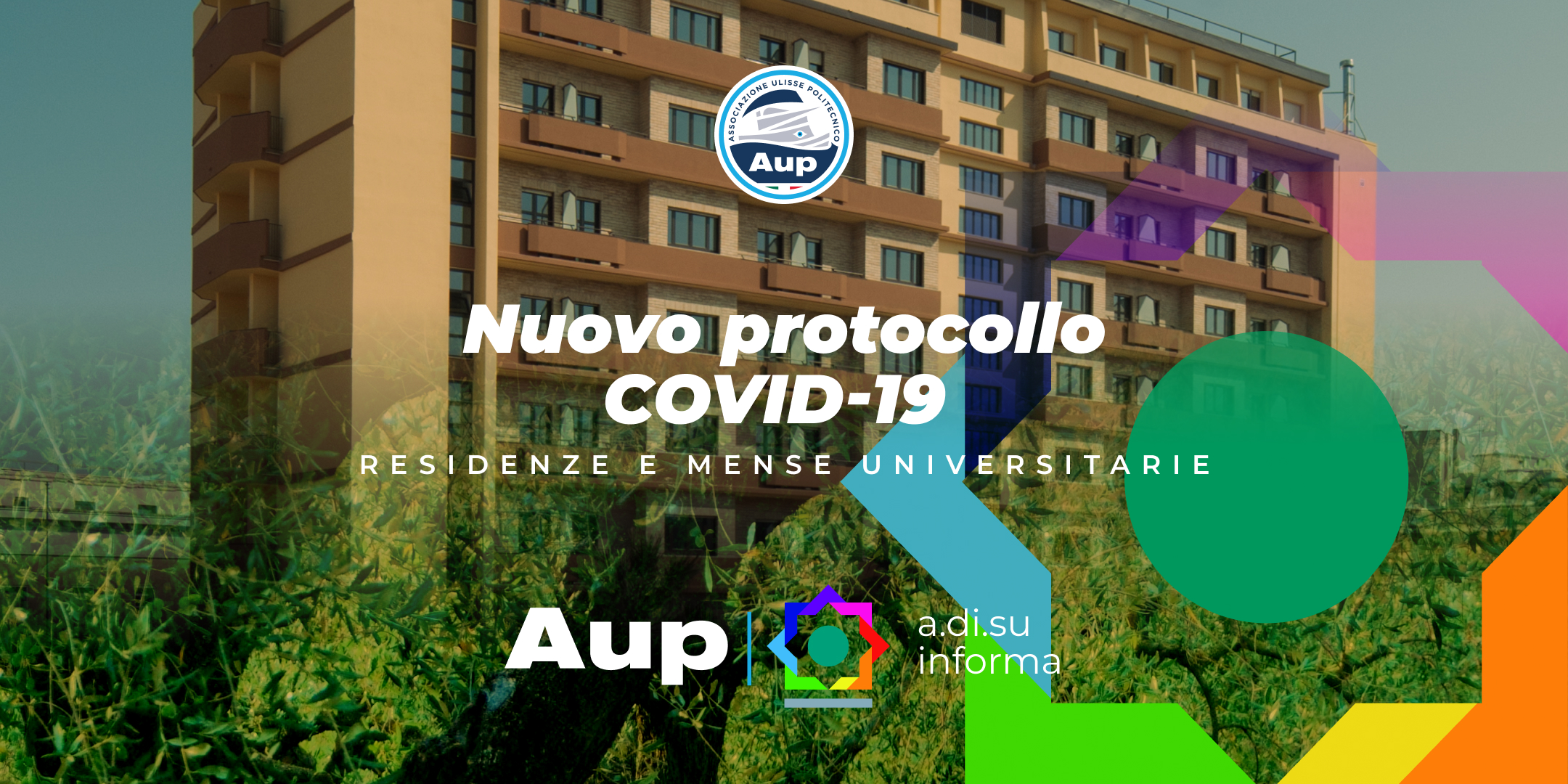 NUOVO PROTOCOLLO COVID PER RESIDENZE E MENSE A.Di.S.U.