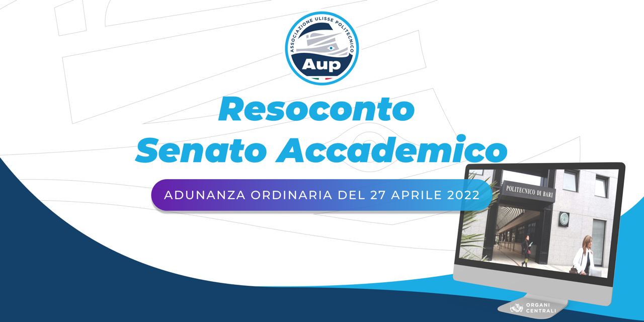 Resoconto Senato Accademico - 27/04/2022