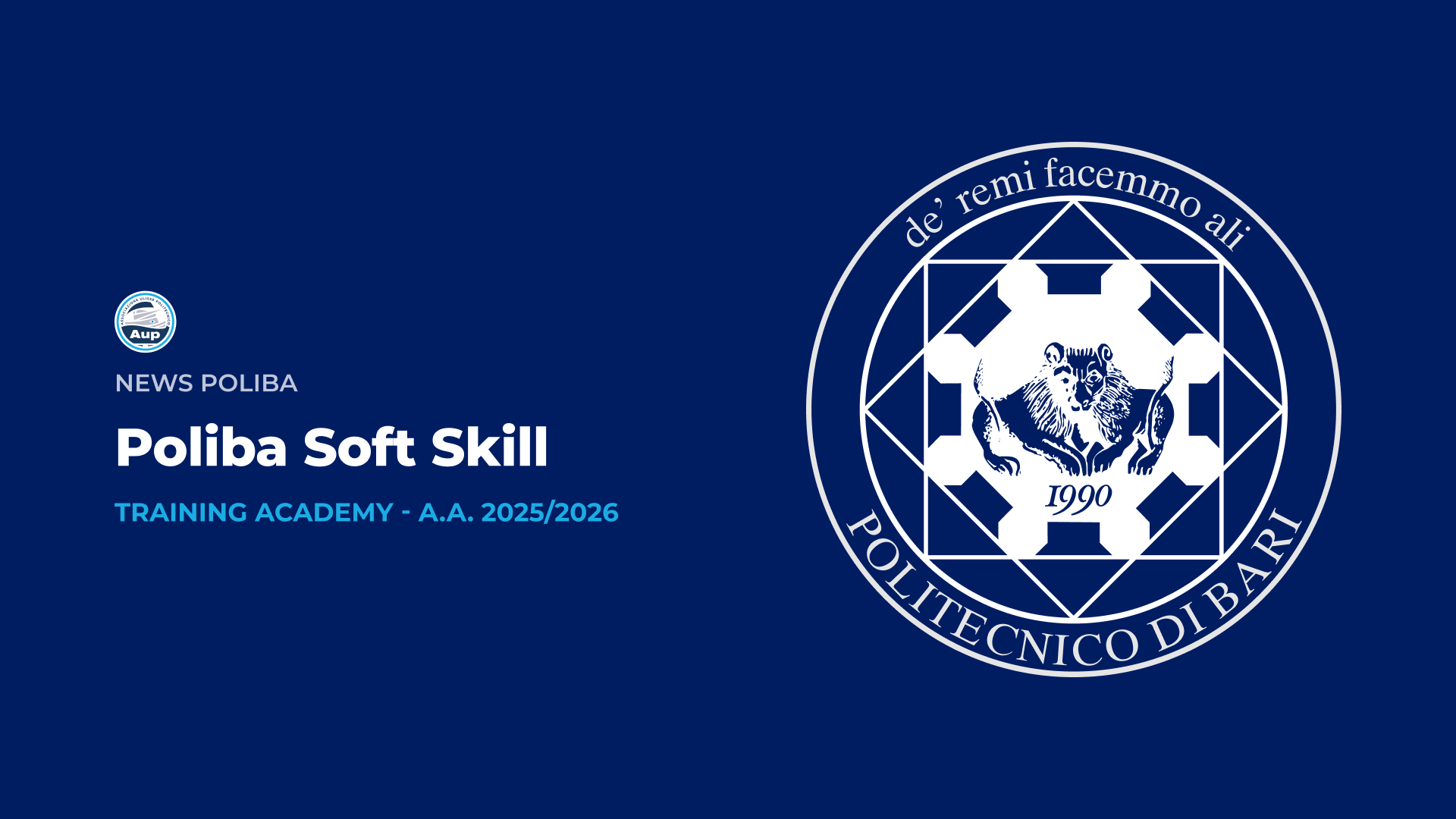 Poliba Soft Skill - Training Academy A.A. 2025/2026 - II CICLO