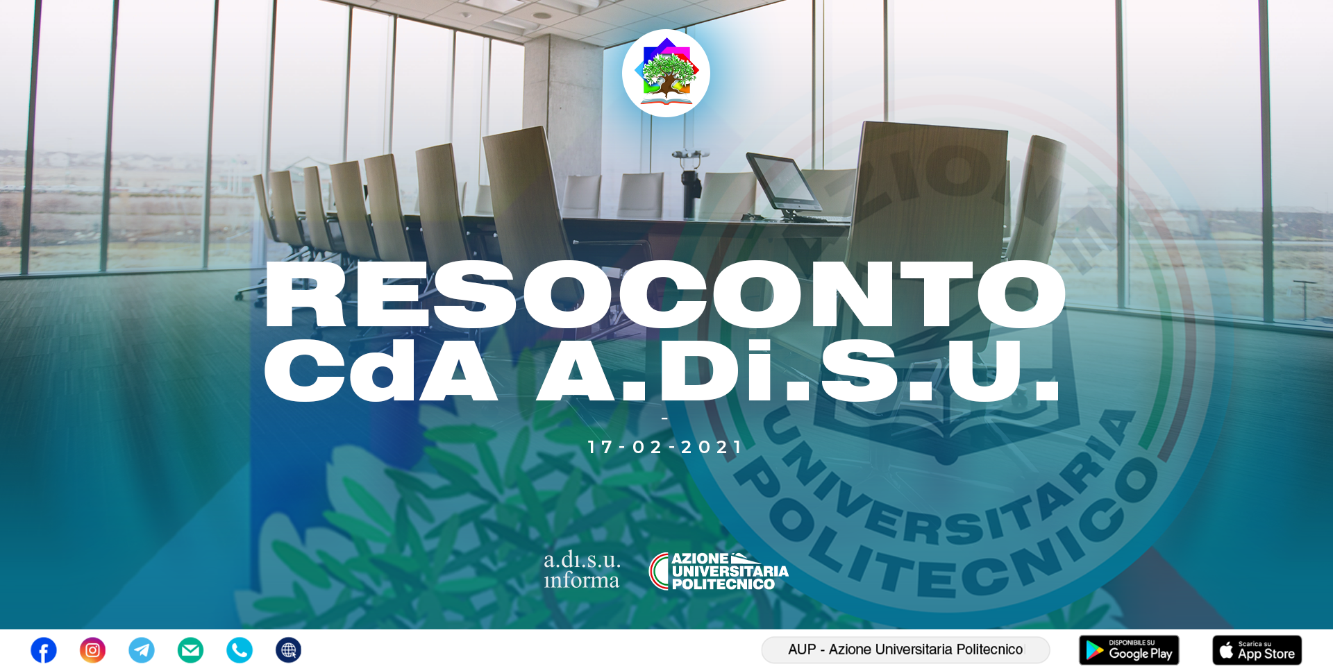 Resoconto CdA A.Di.S.U. del 17/02/2021
