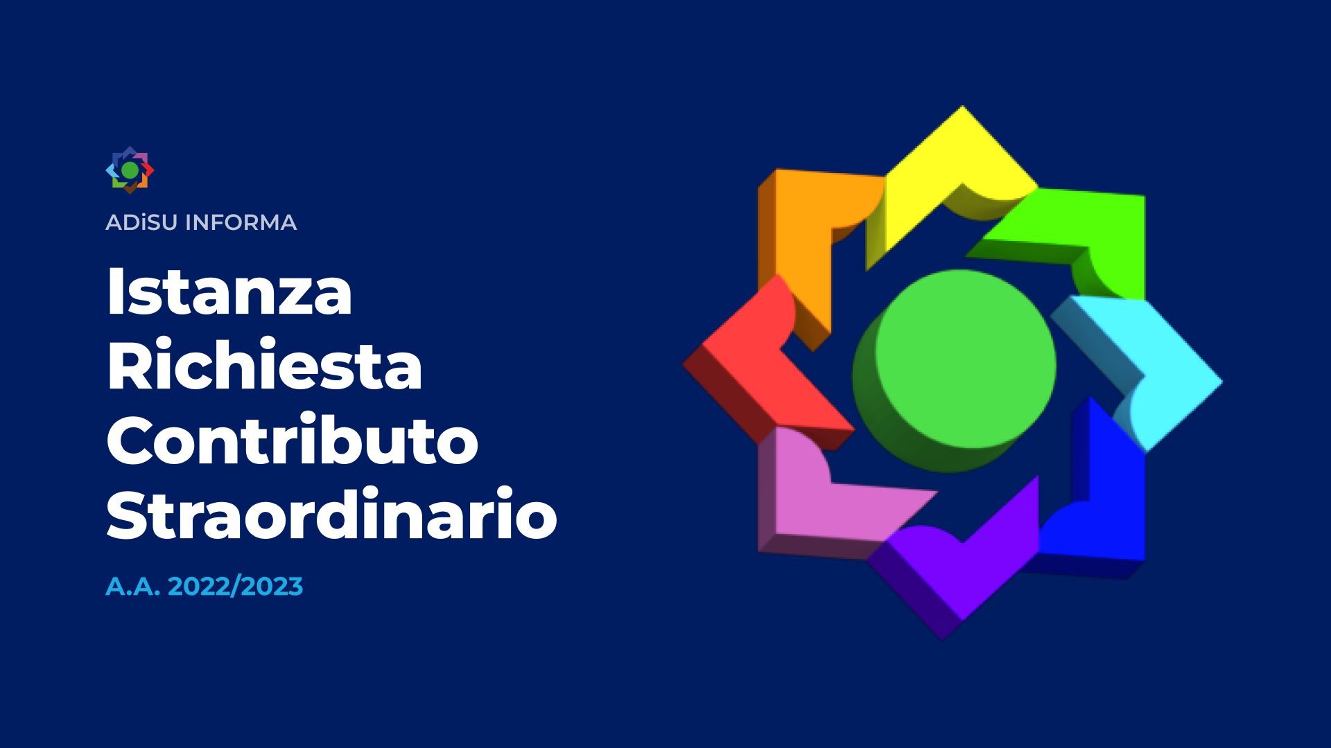 Richiesta Contributo Straordinario - A.Di.S.U.