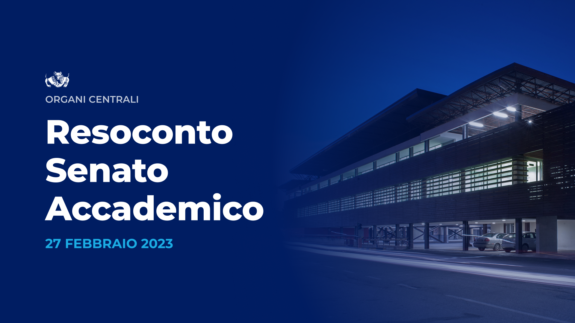 Resoconto Senato Accademico | 27-02-2023