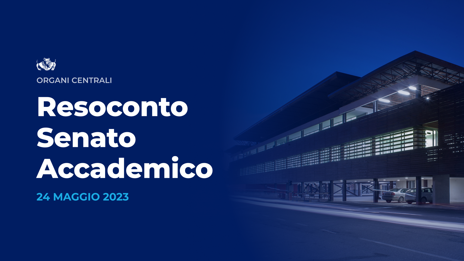 Resoconto Senato Accademico | 24-05-2023
