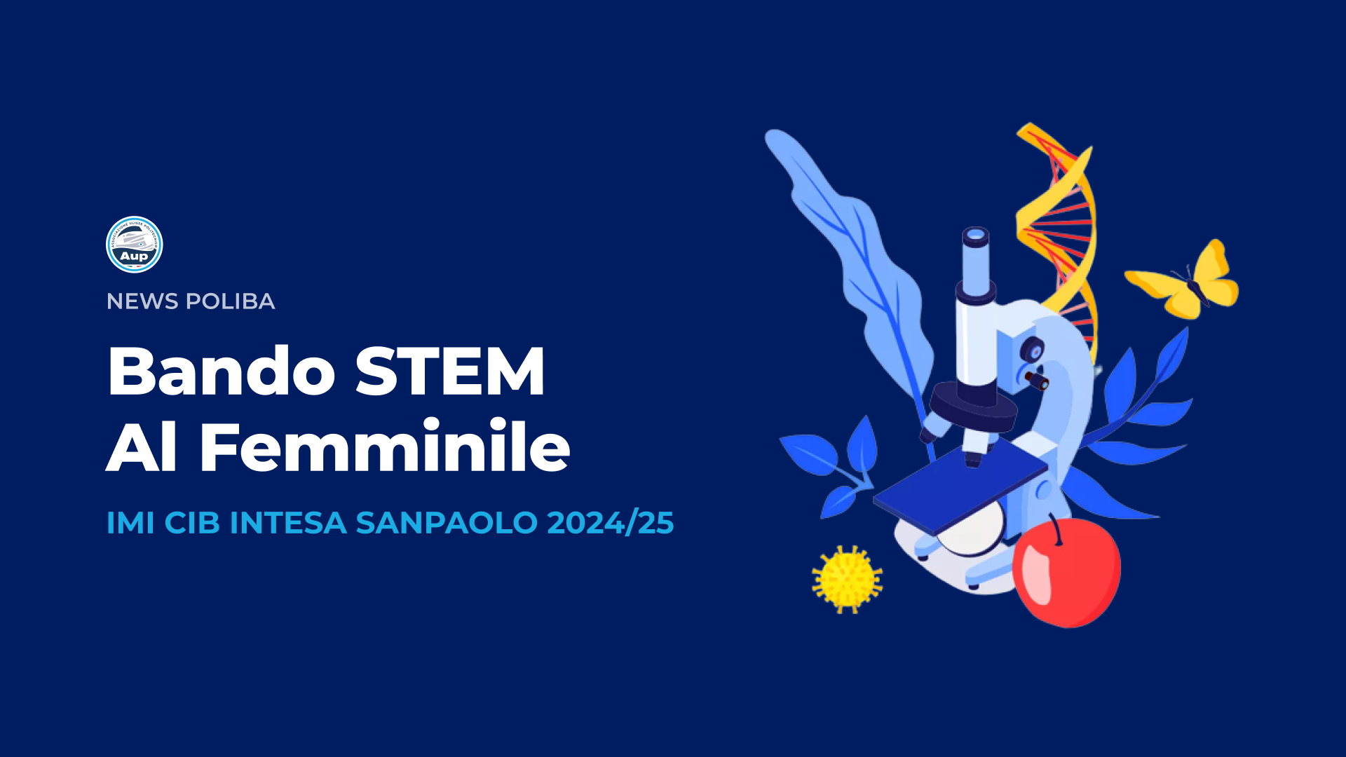 Bando STEM al Femminile Finanziata da IMI CIB Intesa Sanpaolo 2024/25