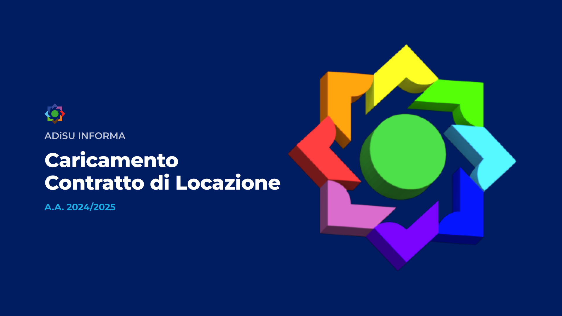 Caricamento Contratto di Locazione - A.A. 2024/25 - A.Di.S.U.