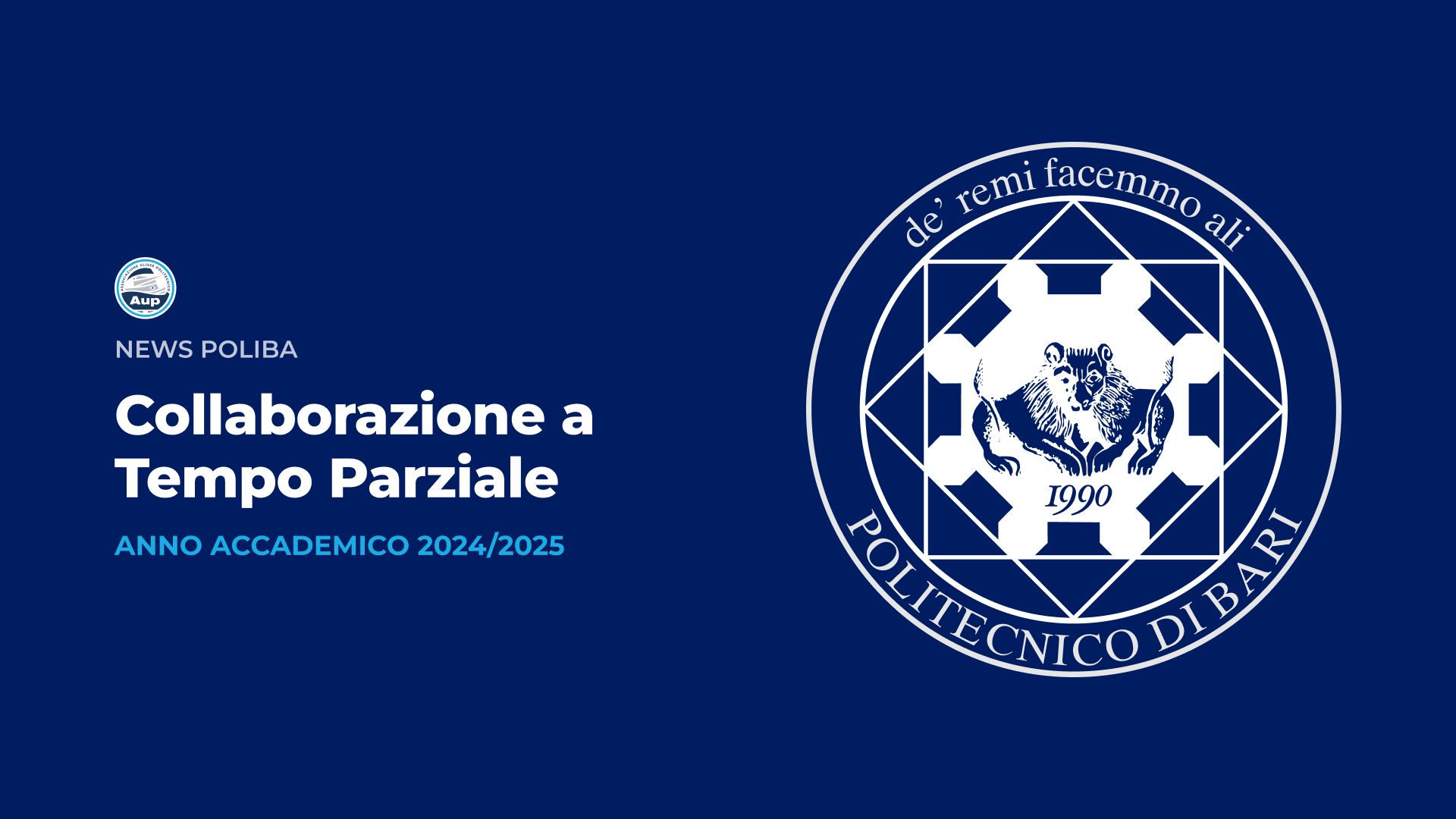Collaborazione a Tempo Parziale - A.A. 2024/2025