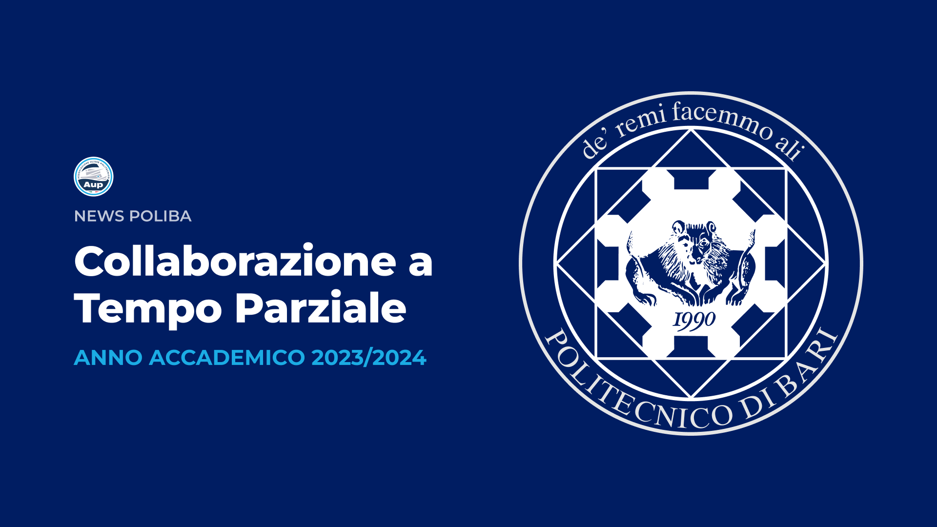 Collaborazione a Tempo Parziale - A.A. 2023/2024