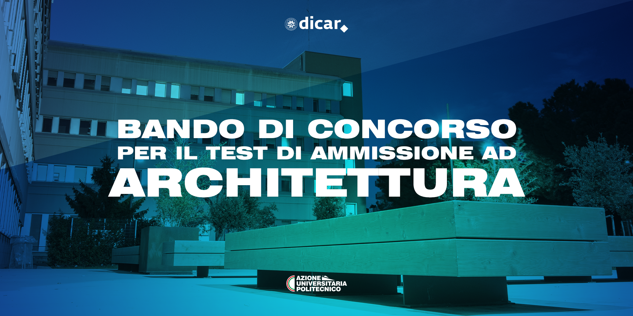 Bando di concorso per il Test di Ammissione ad Architettura A.A. 2020/21