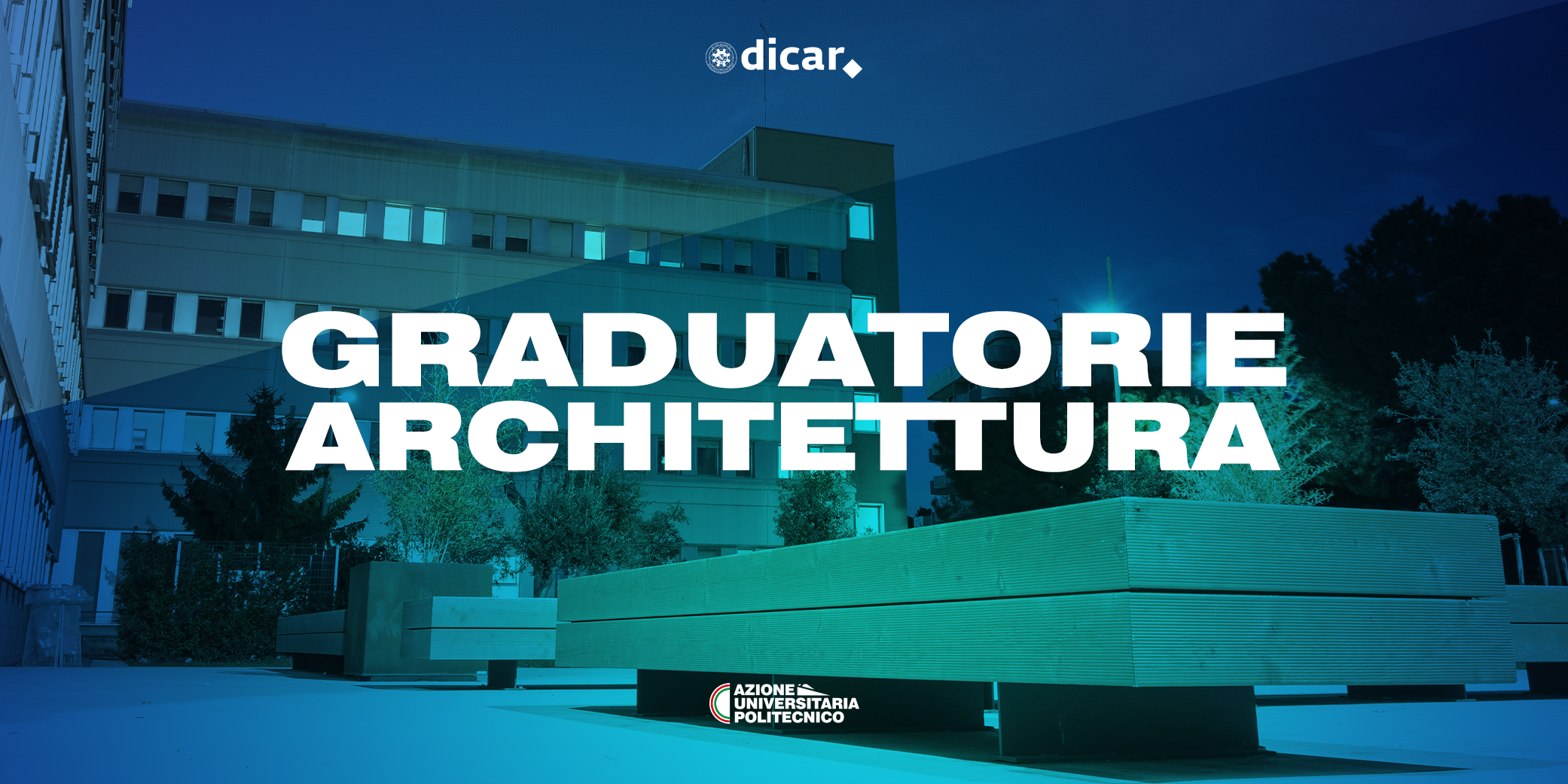 GRADUATORIE PER IL CDLM IN ARCHITETTURA 2020/21