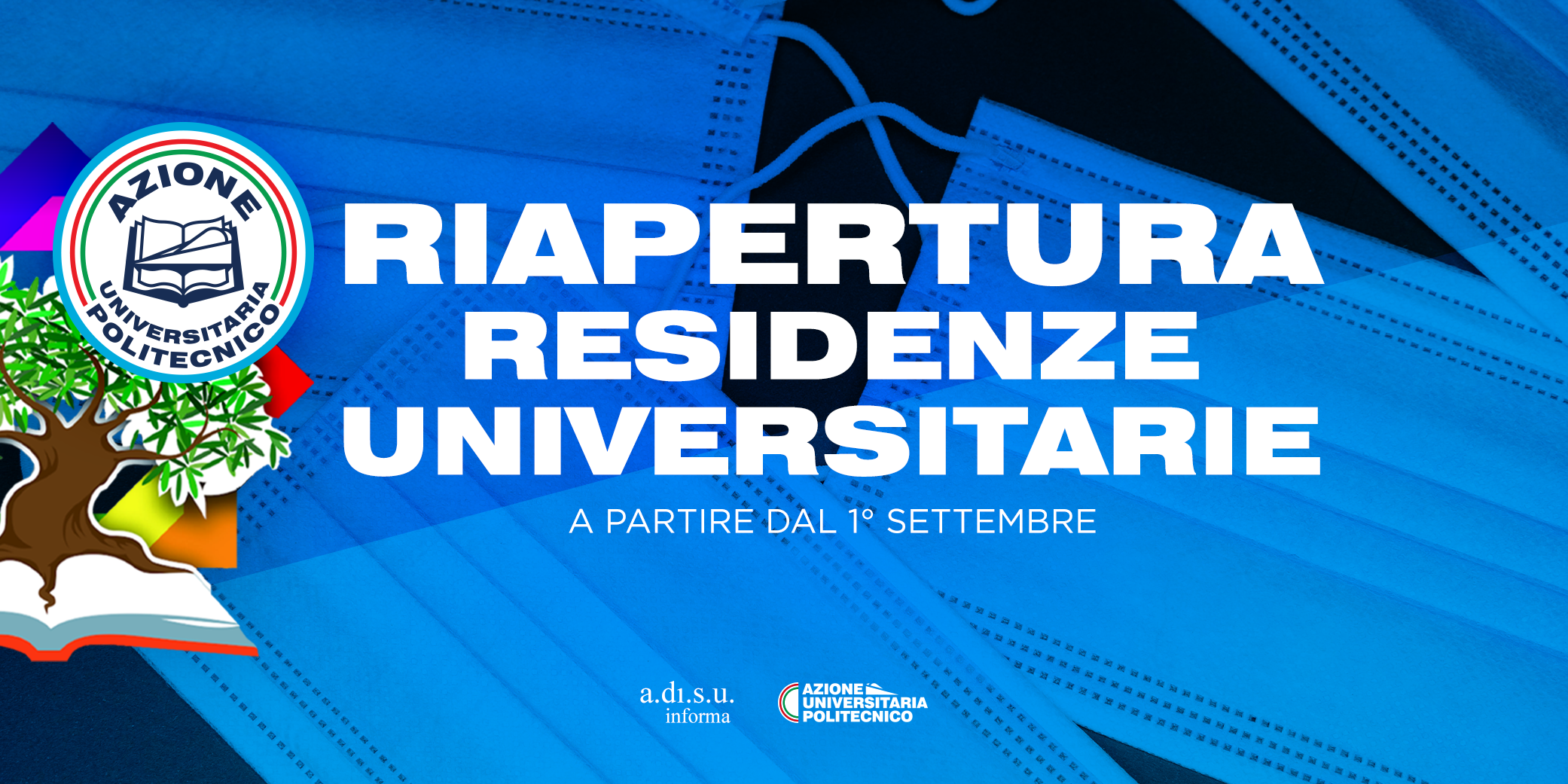 Riapertura residenze universitarie dal 1° Settembre