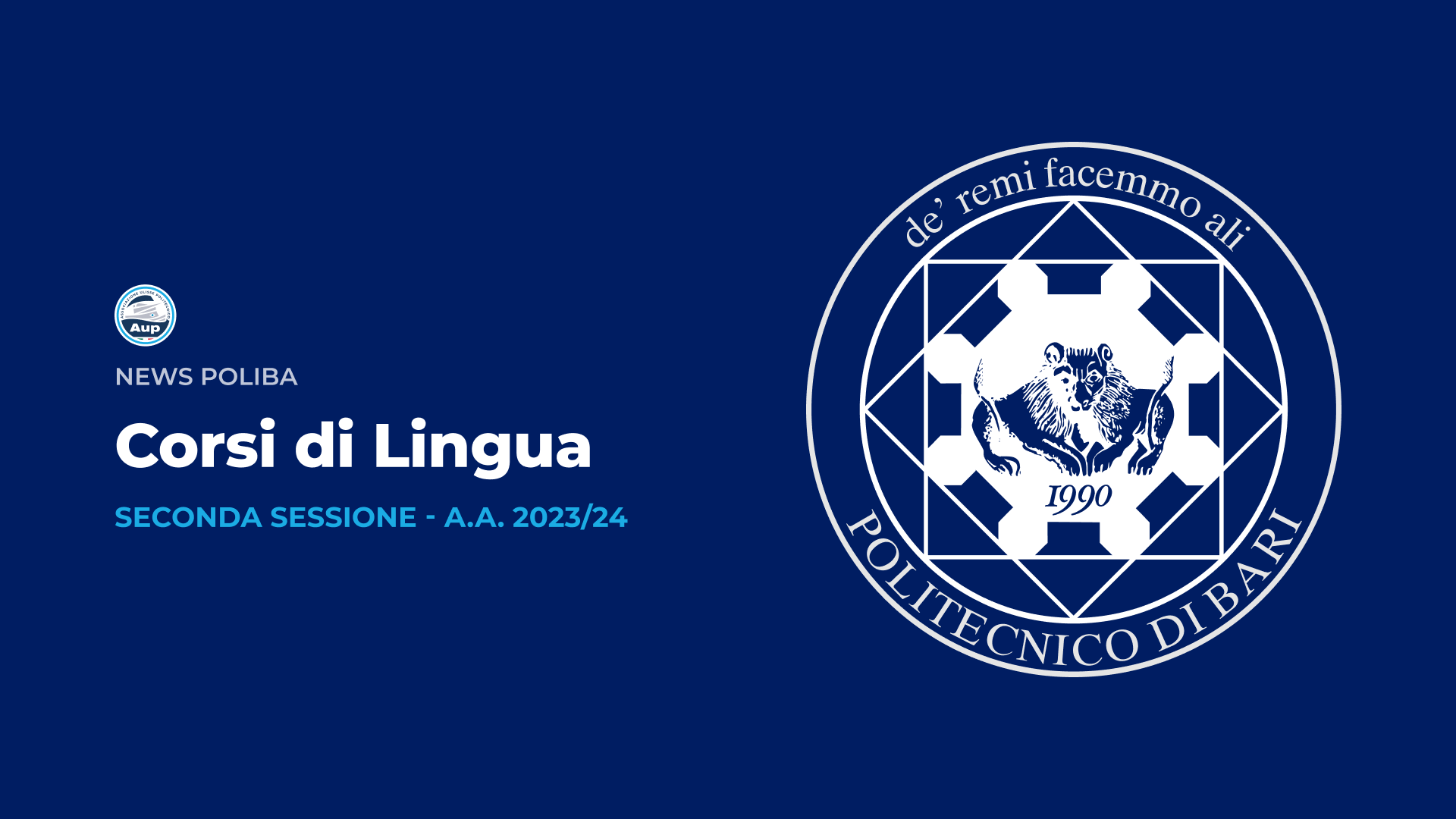 Corsi di Lingua - Seconda Sessione - A.A. 2023/2024