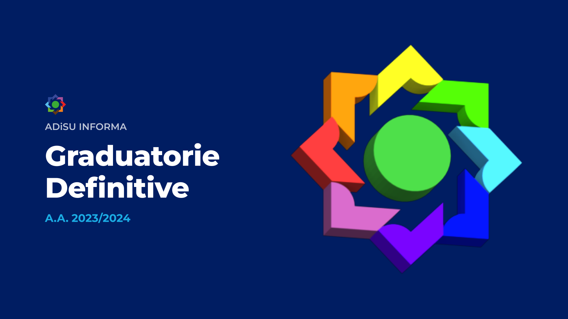 Graduatorie Definitive - A.A. 2023/24 - A.Di.S.U.