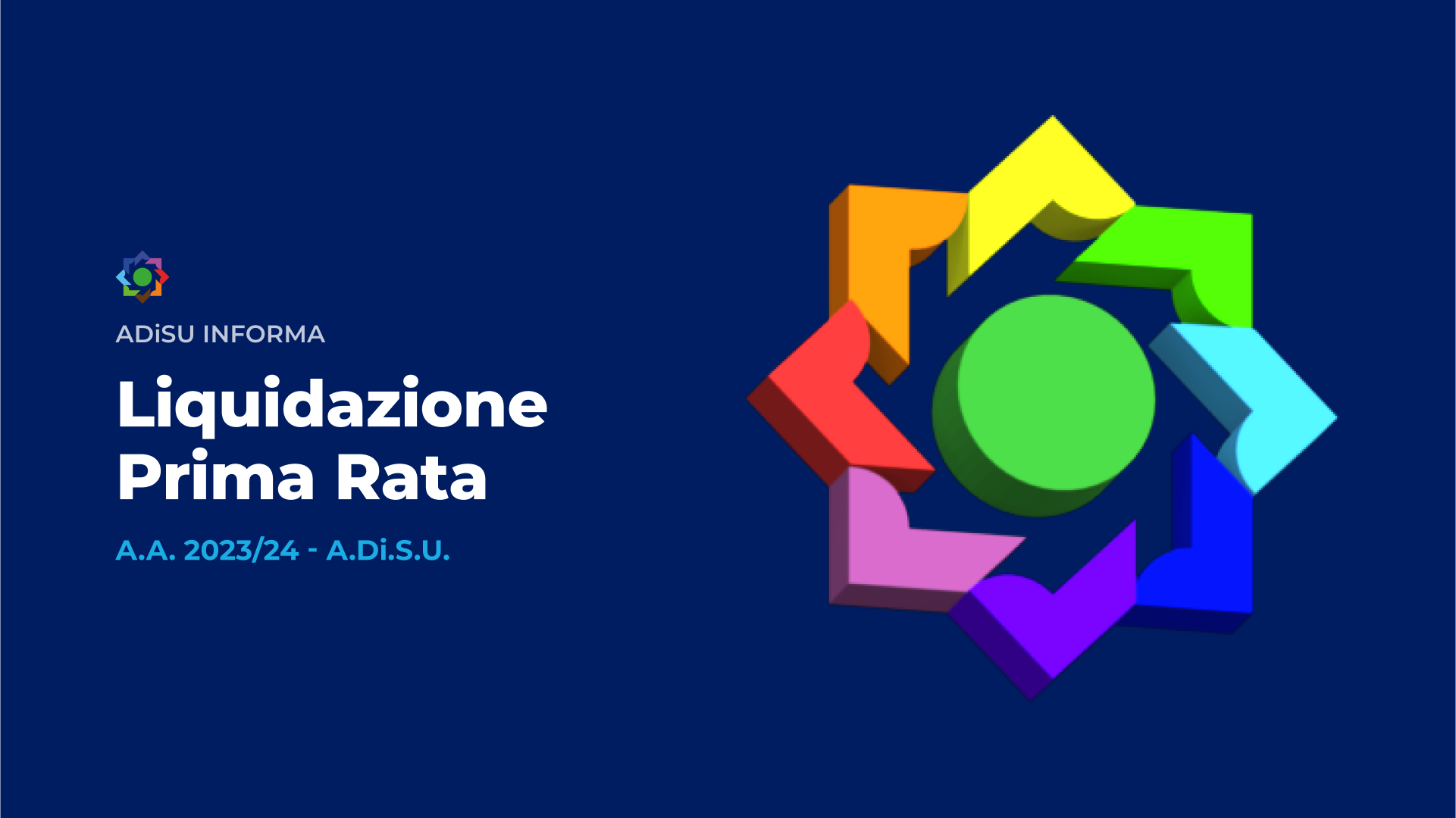 Liquidazione Borsa di Studio - A.A. 2023/24 - A.Di.S.U. 