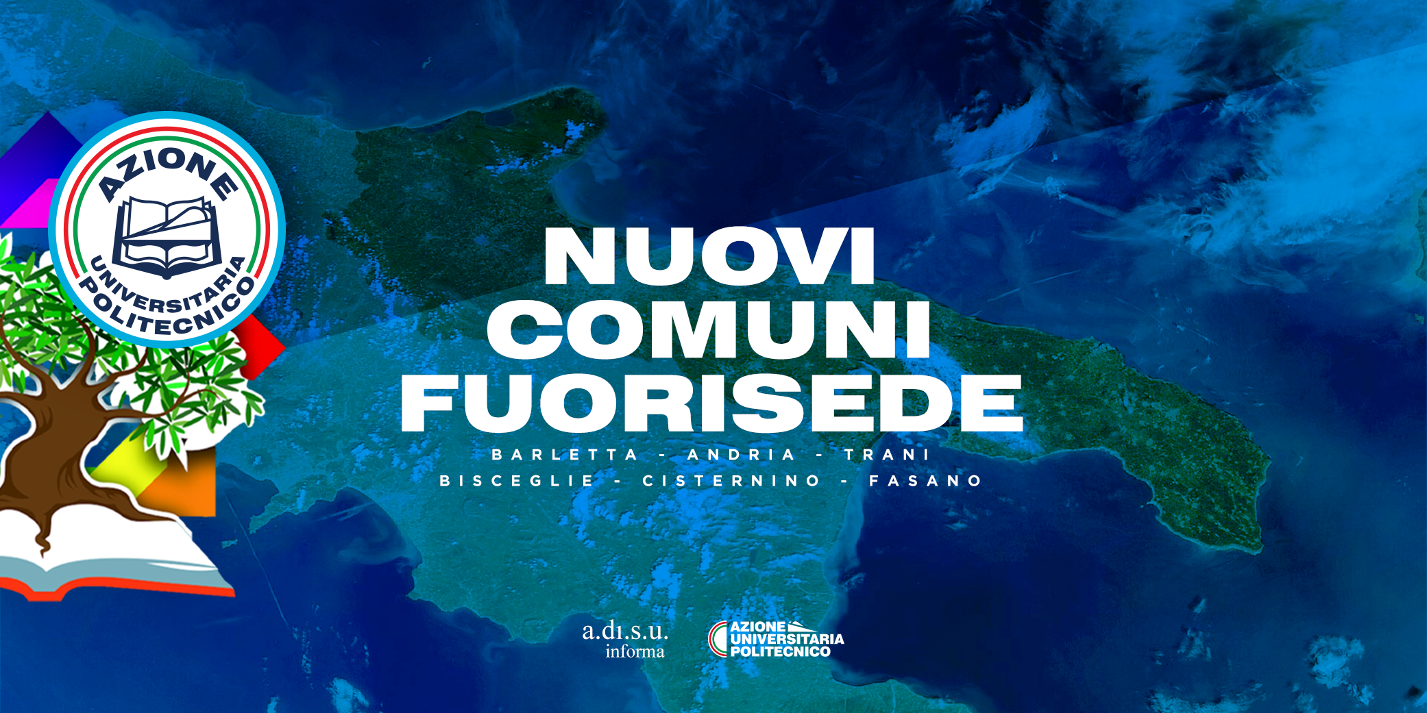 FUORI SEDE: AGGIUNTA DI CISTERNINO, BAT BISCEGLIE E FASANO