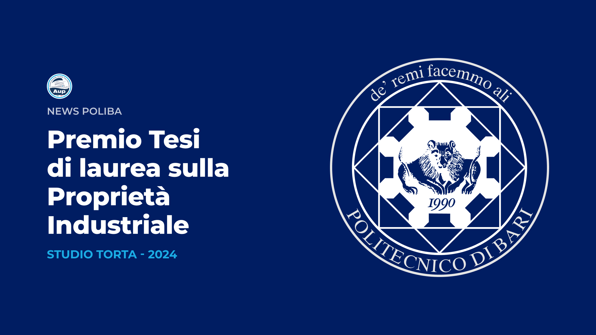 Premio Tesi di laurea sulla Proprietà Industriale | Studio Torta - 2024