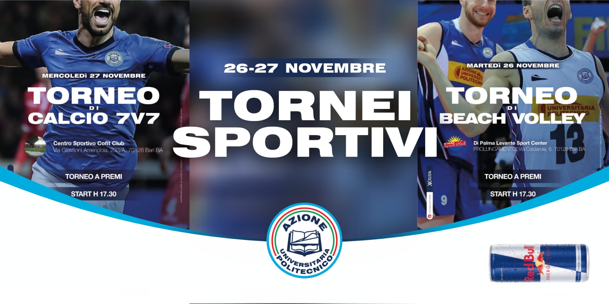 AUP presenta: 10° Edizione dei Tornei Sportivi
