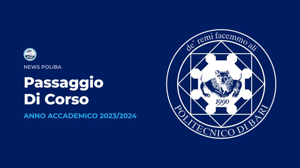 Passaggio di corso - A.A. 23/24