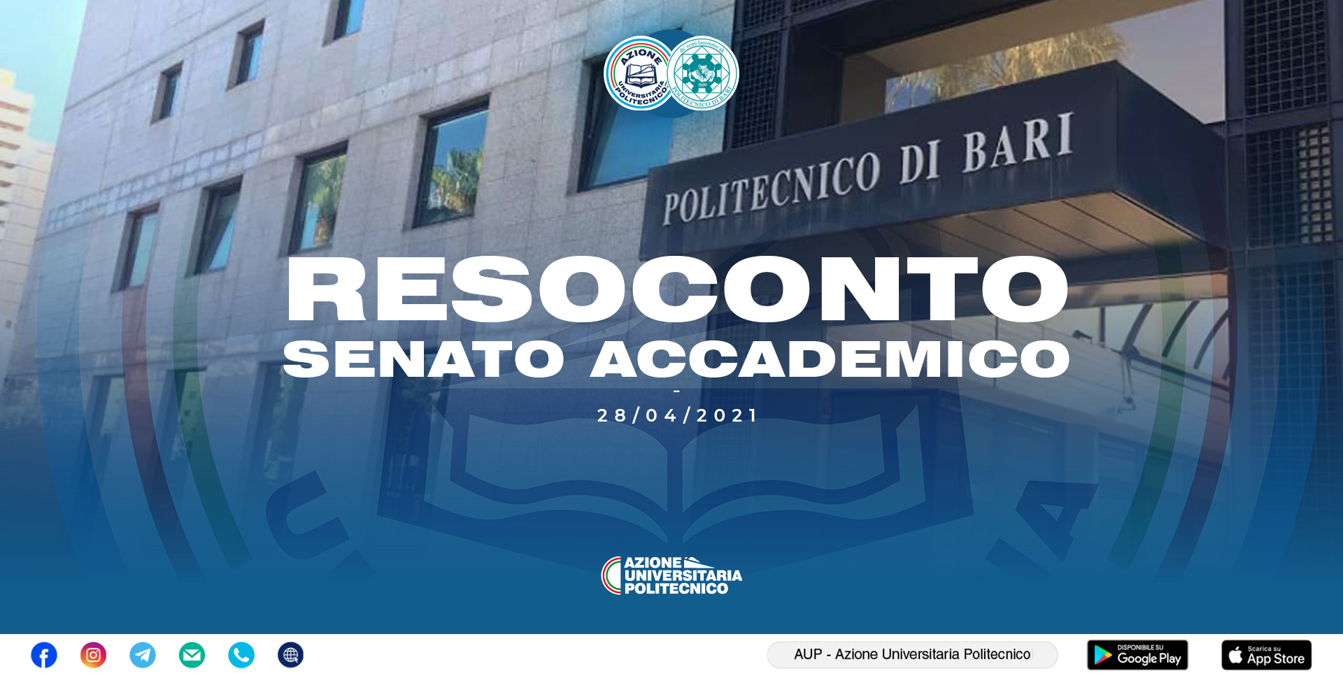 ADUNANZA SENATO ACCADEMICO - 28/04/2021