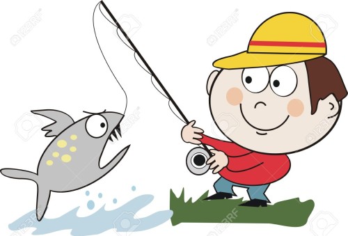 7883209-caricatura-de-pesca-foto-de-archivo